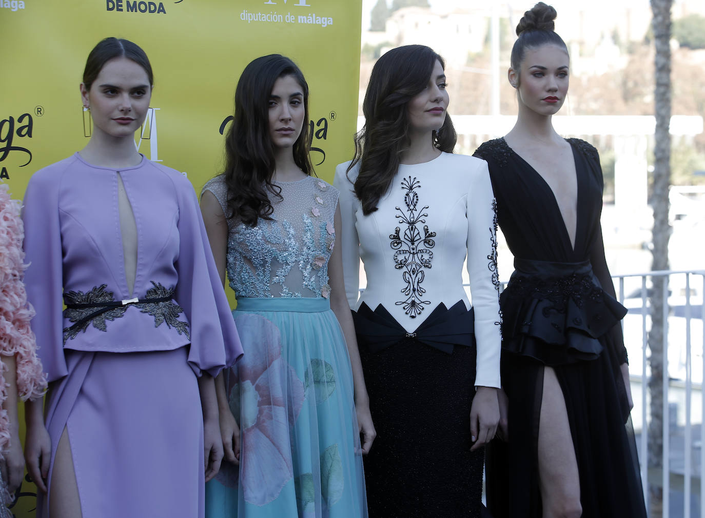 Rafael Urquízar, Montesco, Ángel Palazuelos, Javier Alcántara, F de Frank, Susana Hidalgo, Jorge Sánchez y Antonia Galiano desvelan sus apuestas de cara a la alfombra roja del próximo 25 de enero en un desfile organizado por la marca promocional 'Málaga de moda' 