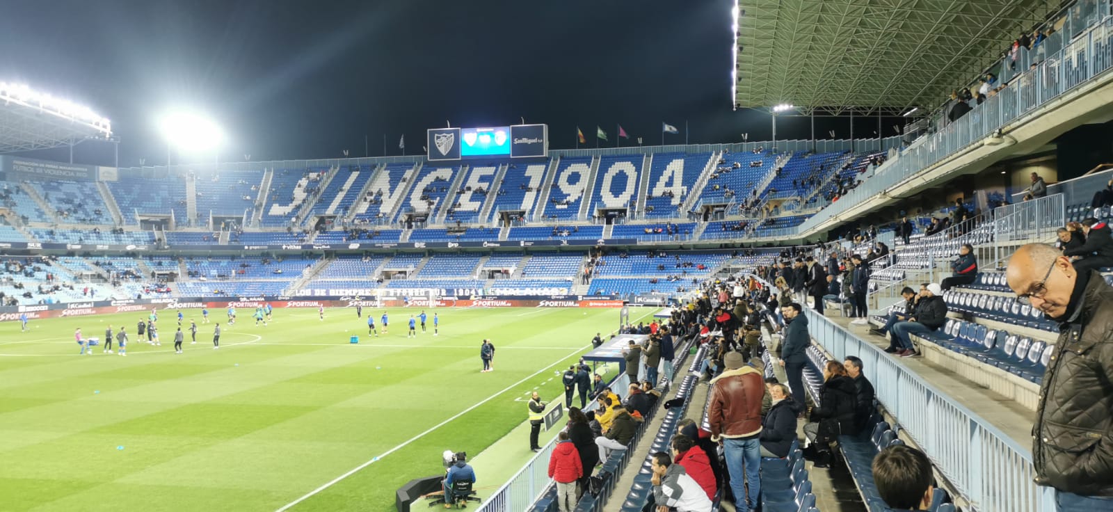 El nuevo entrenador, Sergio Pellicer, debutaba en La Rosaleda