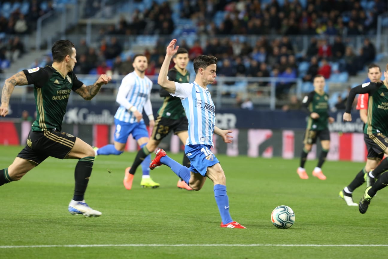 El nuevo entrenador, Sergio Pellicer, debutaba en La Rosaleda