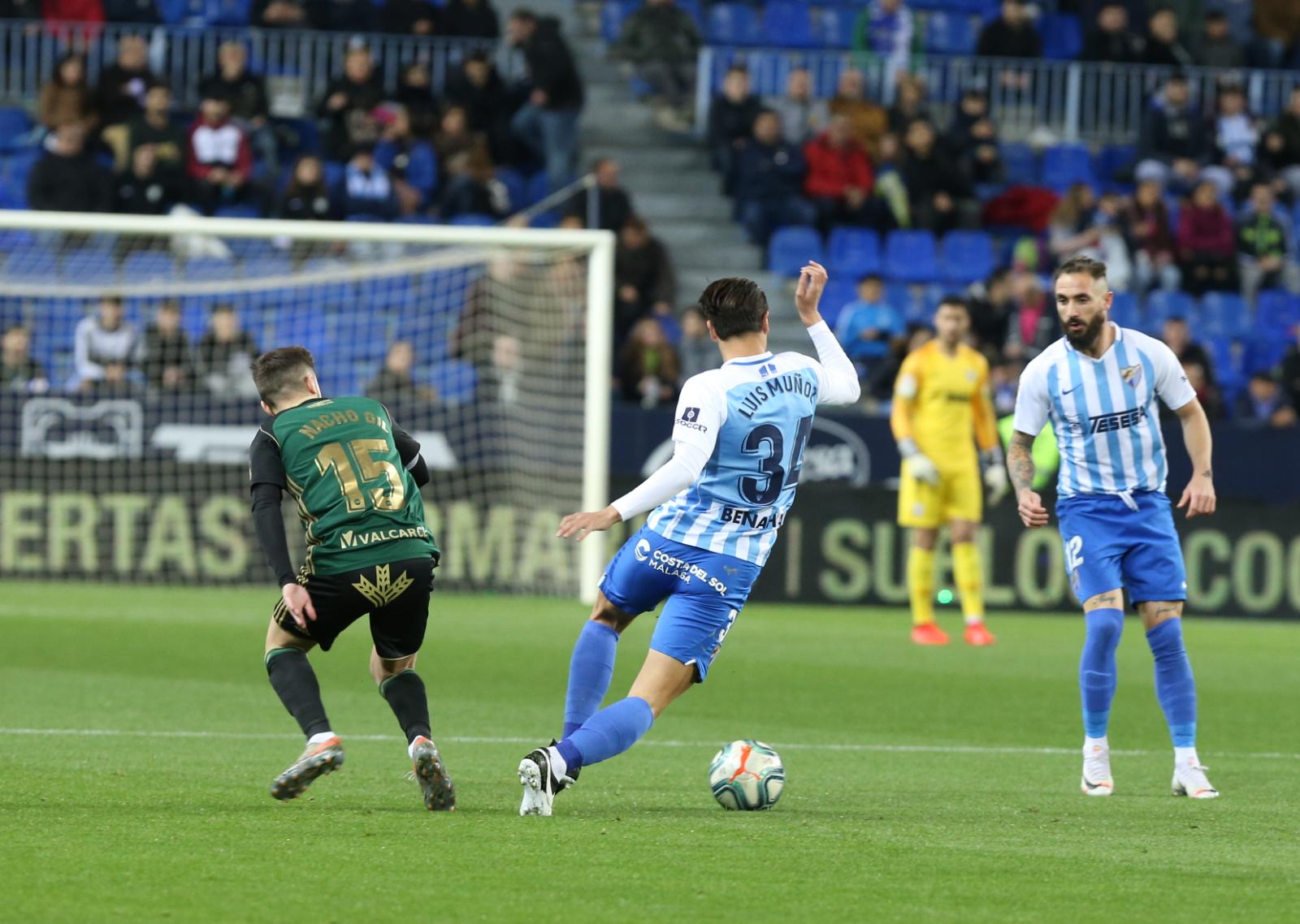 El nuevo entrenador, Sergio Pellicer, debutaba en La Rosaleda