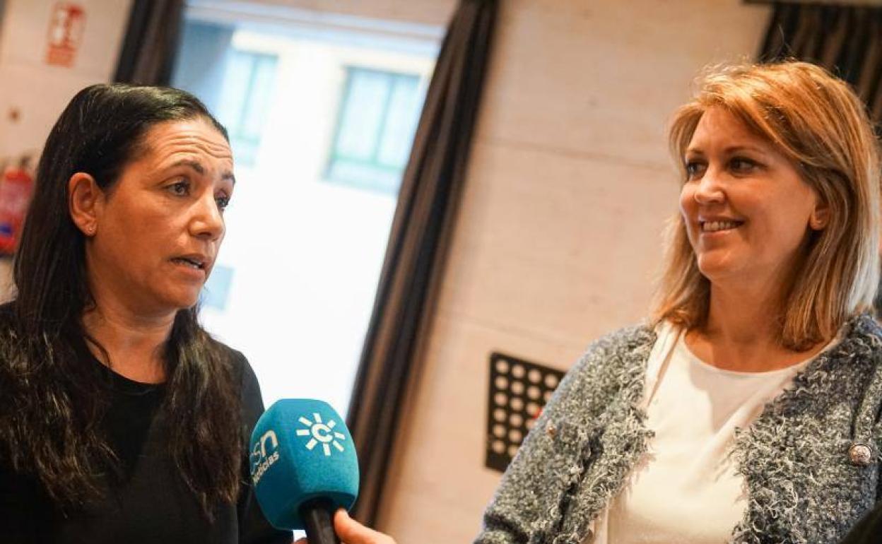 Eva Yerbabuena y Carmen Casero 