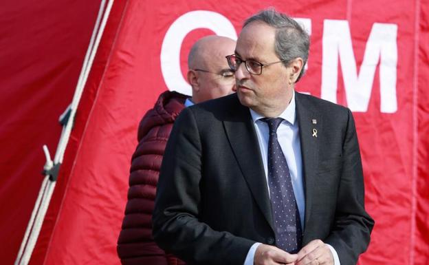 La Fiscalía defiende que la competencia para inhabilitar a Torra es del 'Parlament' y no de la Junta Electoral