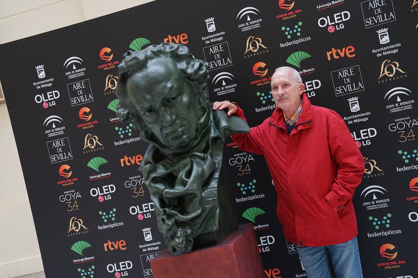 Fotos: Fotografíate con la estatuilla de los Goya en el Ayuntamiento de Málaga hasta el 24 de enero