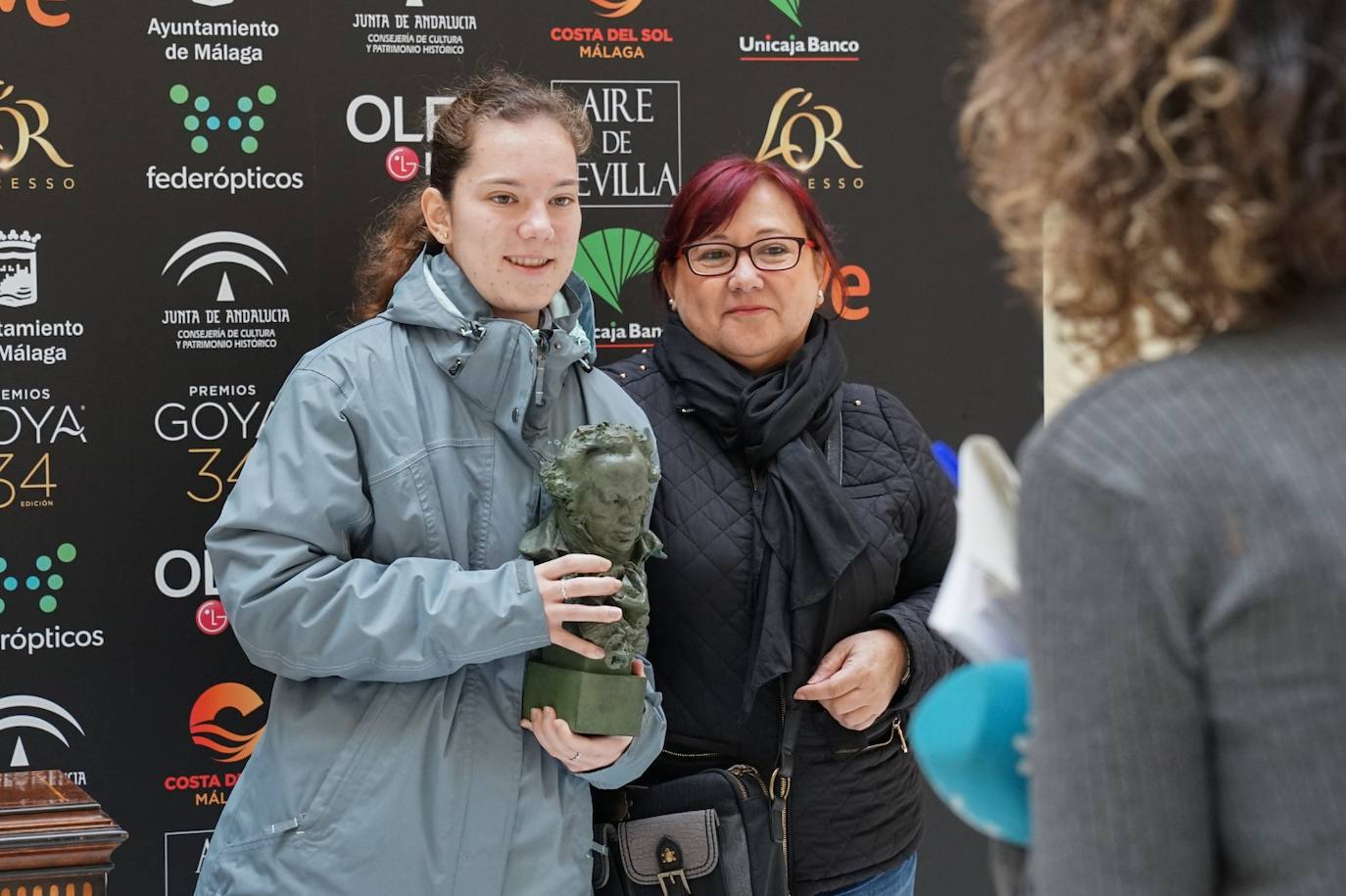 Fotos: Fotografíate con la estatuilla de los Goya en el Ayuntamiento de Málaga hasta el 24 de enero