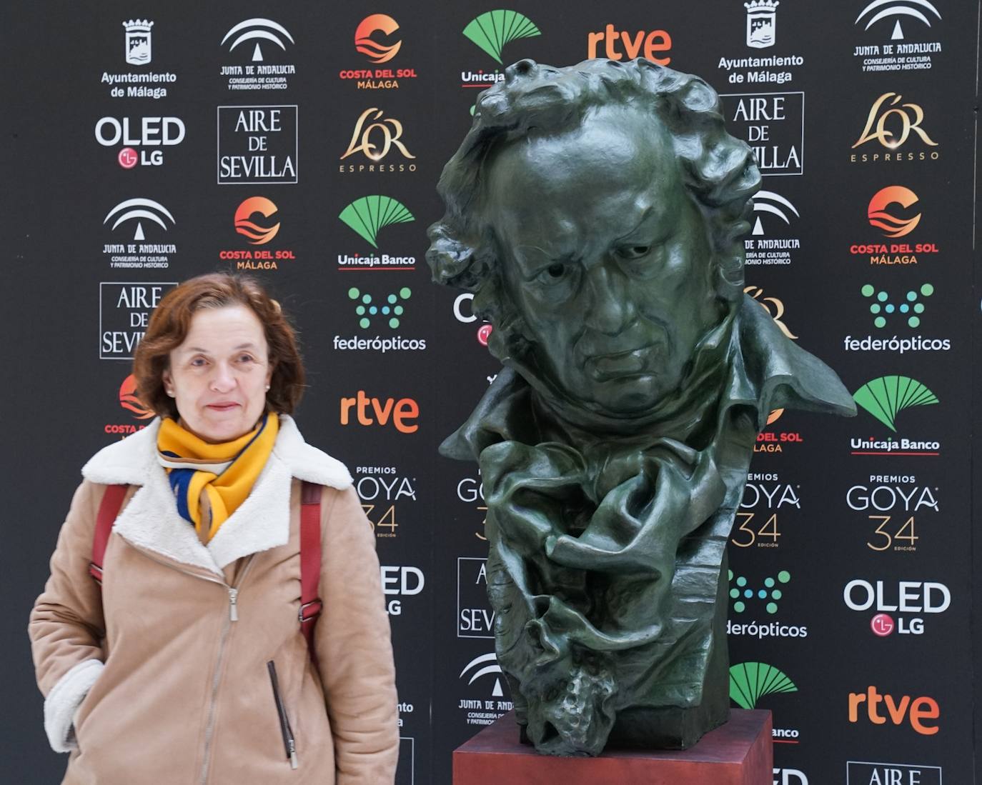 Fotos: Fotografíate con la estatuilla de los Goya en el Ayuntamiento de Málaga hasta el 24 de enero