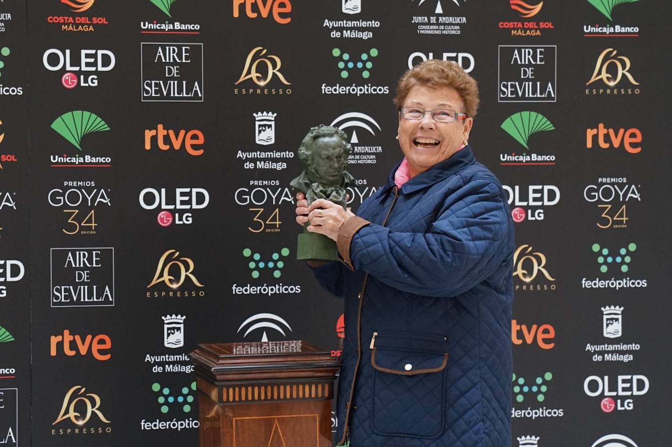 Fotos: Fotografíate con la estatuilla de los Goya en el Ayuntamiento de Málaga hasta el 24 de enero