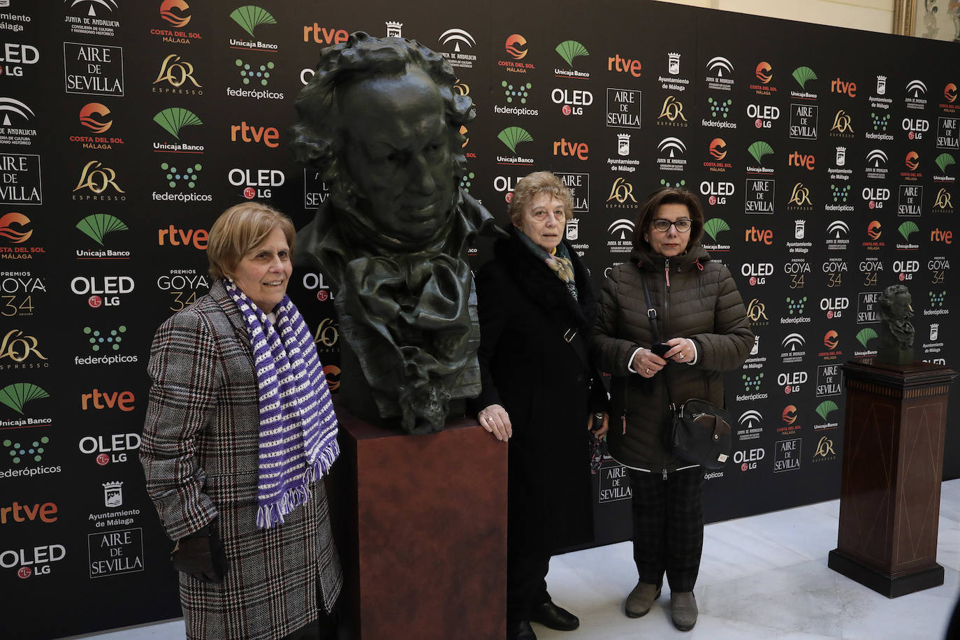 Fotos: Fotografíate con la estatuilla de los Goya en el Ayuntamiento de Málaga hasta el 24 de enero