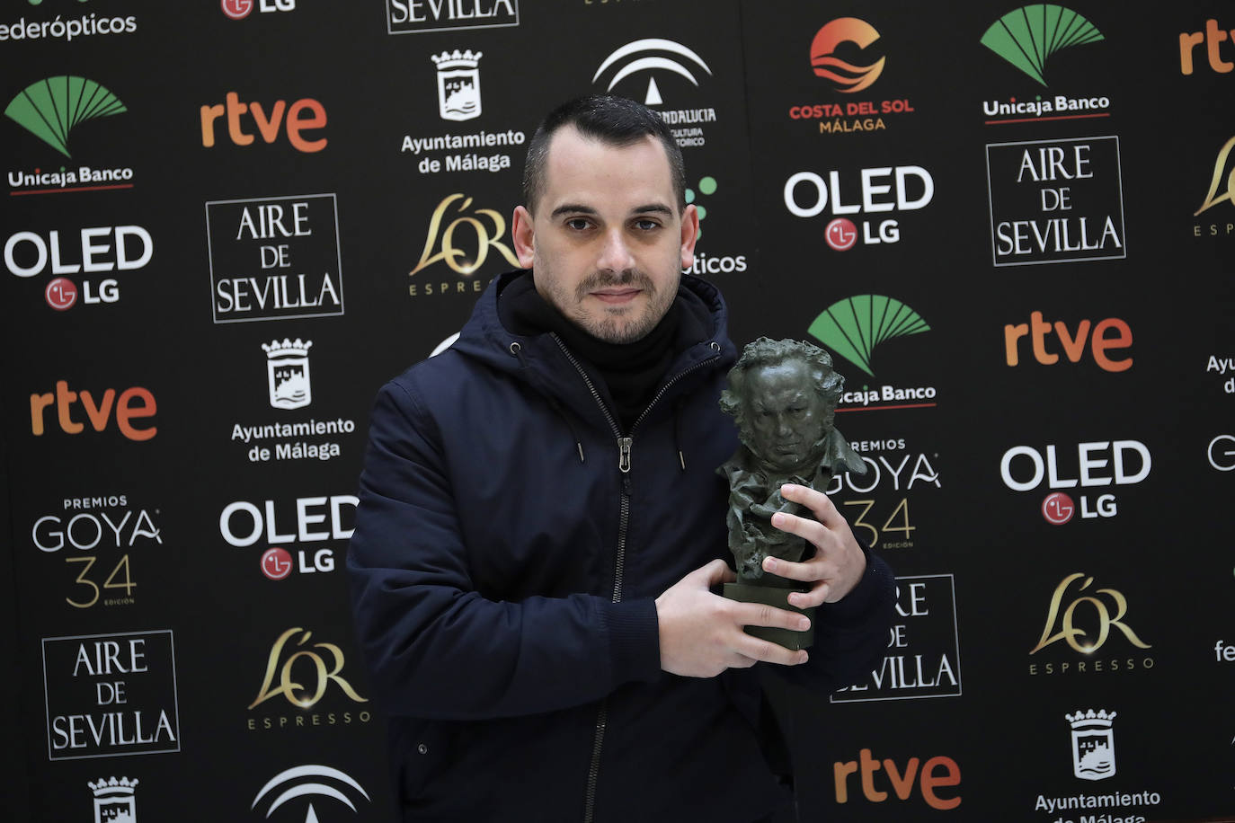 Fotos: Fotografíate con la estatuilla de los Goya en el Ayuntamiento de Málaga hasta el 24 de enero