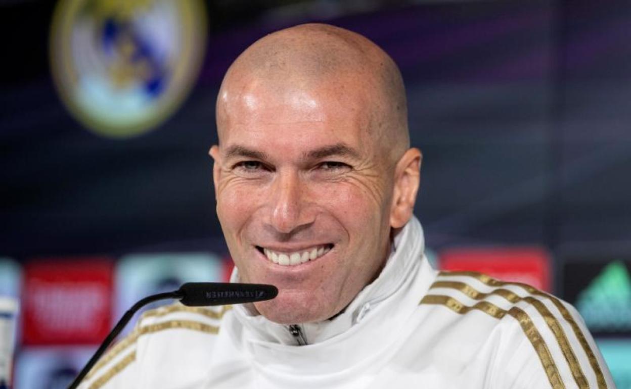 Zinedine Zidane, entrenador del Real Madrid.