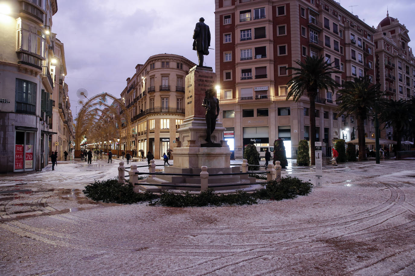 Granizada en Málaga | Fotos: Así ha sido la granizada caída en Málaga