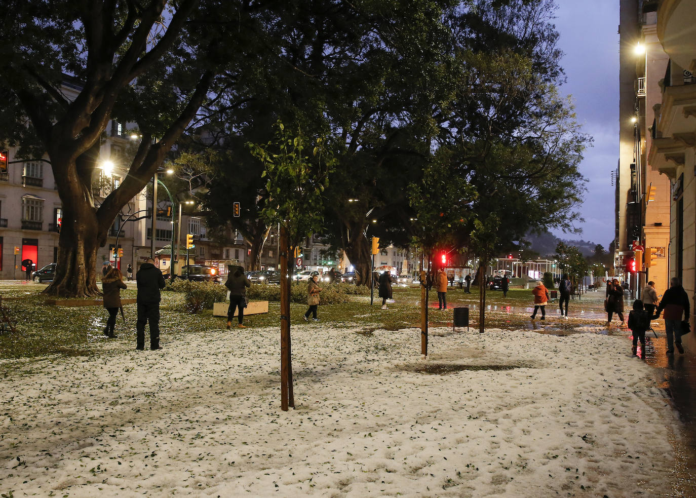 Granizada en Málaga | Fotos: Así ha sido la granizada caída en Málaga