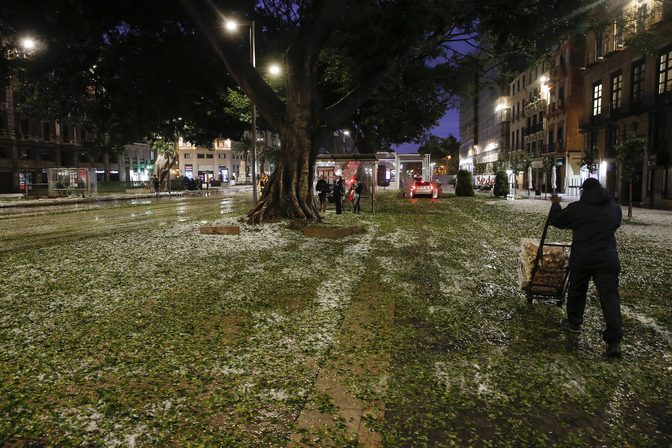 Granizada en Málaga | Fotos: Así ha sido la granizada caída en Málaga