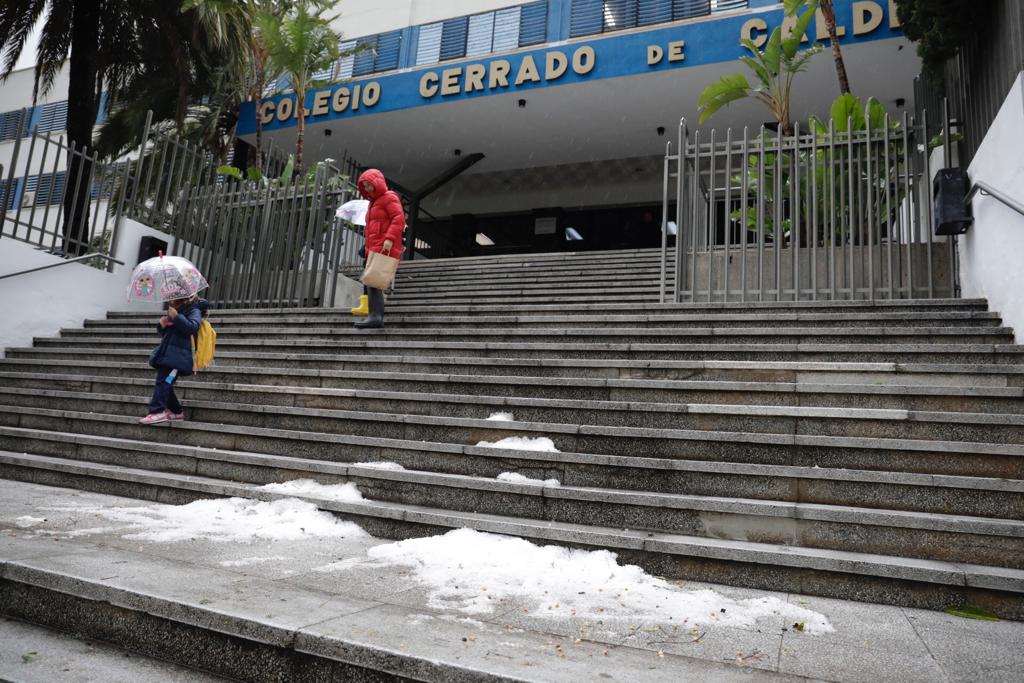 Granizada en Málaga | Fotos: Así ha sido la granizada caída en Málaga