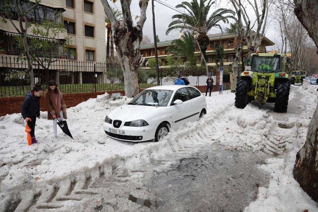 Granizada en Málaga | Fotos: Así ha sido la granizada caída en Málaga