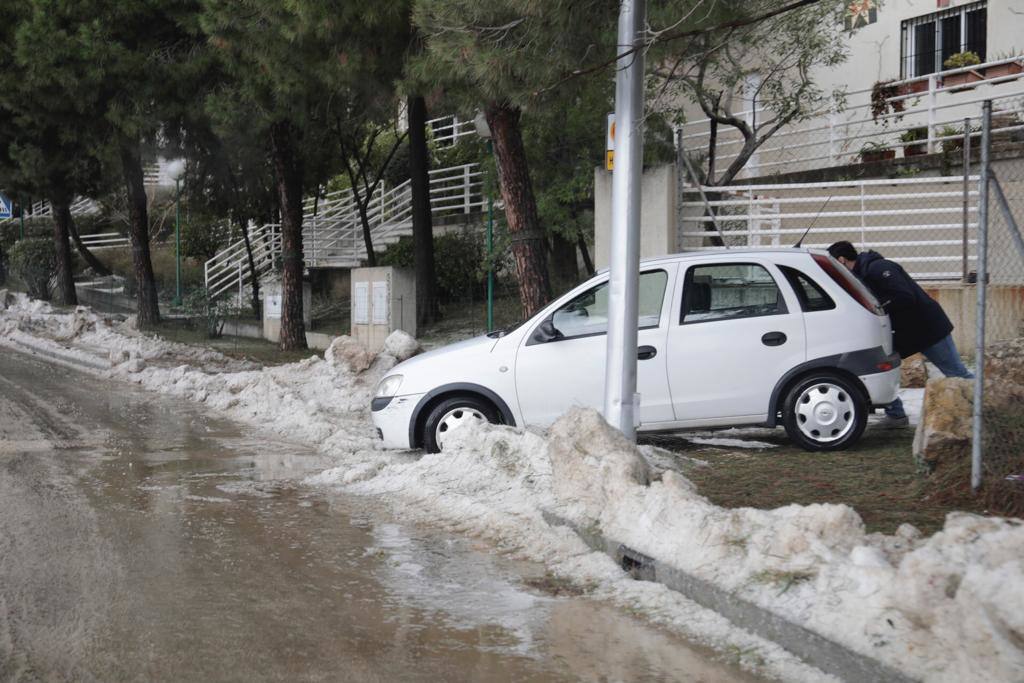 Granizada en Málaga | Fotos: Así ha sido la granizada caída en Málaga