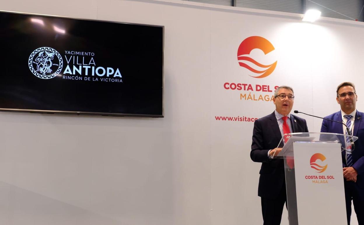 Presentación de Rincón de la Victoria, este jueves en Fitur. 