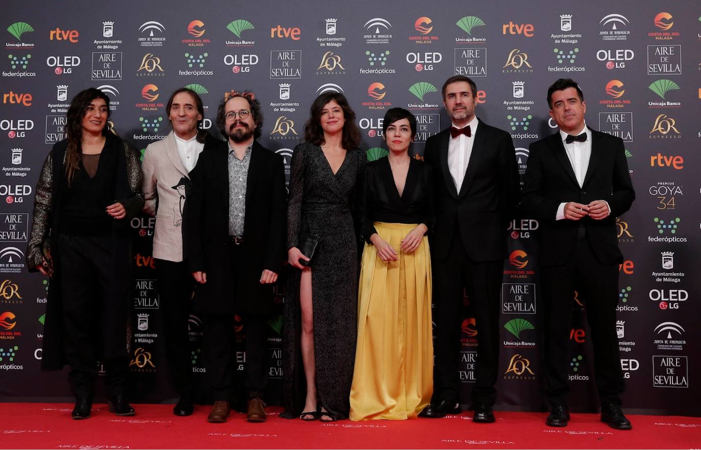 Los famosos asistentes a la gala en el Palacio de Deportes. 