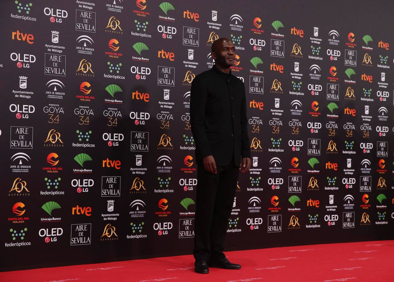 Los famosos asistentes a la gala en el Palacio de Deportes. 