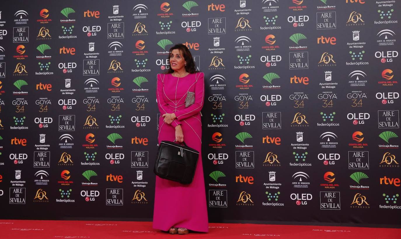 Los famosos asistentes a la gala en el Palacio de Deportes. 