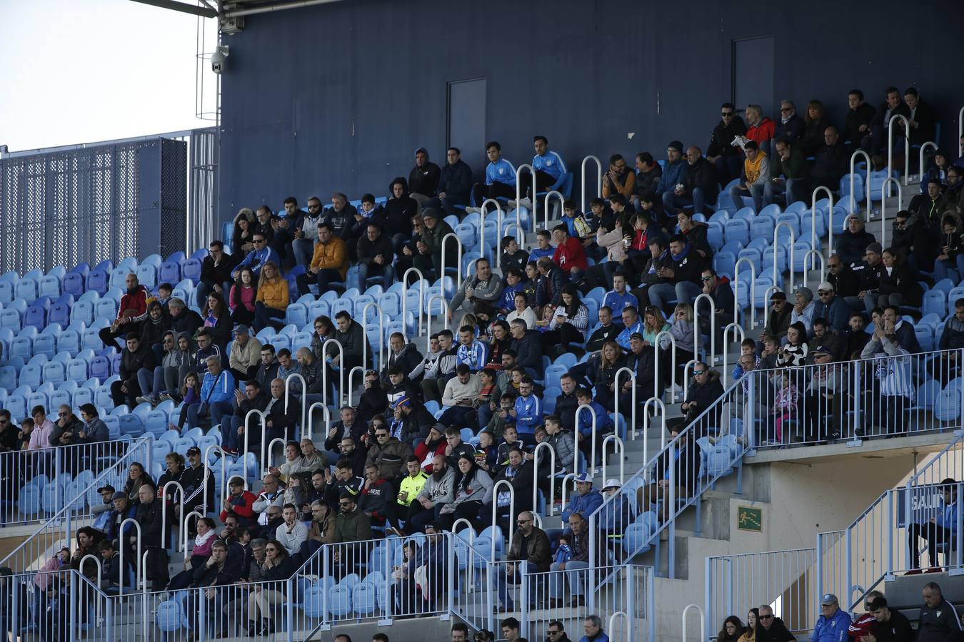 Las mejores imágenes de los aficionados que asistieron al Málaga.Mirandés (2-2)