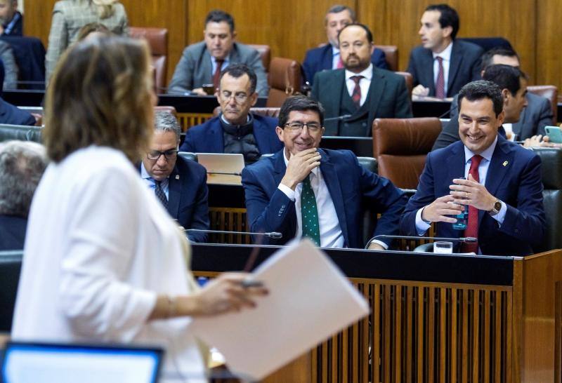 Debate en el Parlamento sobre la situación de Andalucía. 