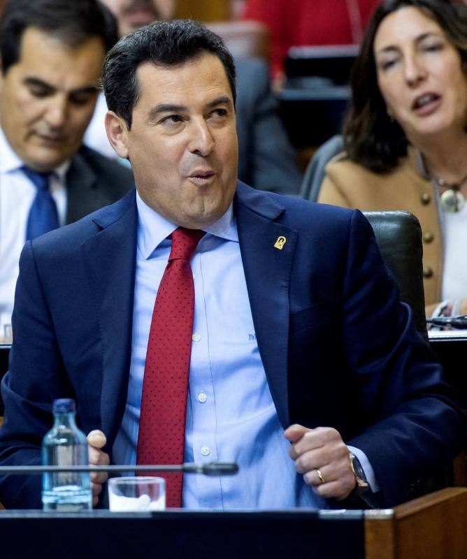 Debate en el Parlamento sobre la situación de Andalucía. 