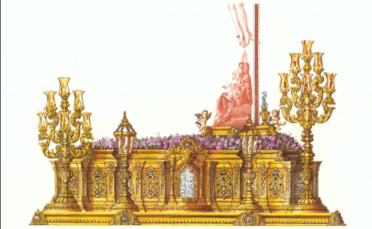 La Cofradía del Amor aprueba el diseño de un nuevo trono para su Cristo