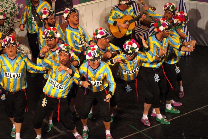 La murga 'Los malagüita'.