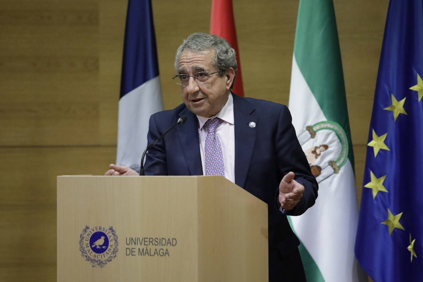 José Ángel Narváez, rector de la Universidad de Málaga.