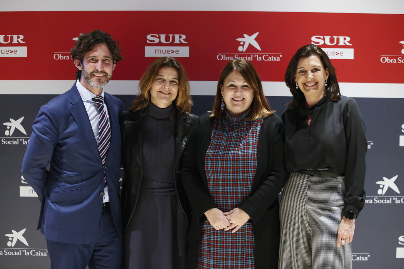 Francisco José Martín, Salomé Hidalgo, Natacha Rivas y Esperanza González
