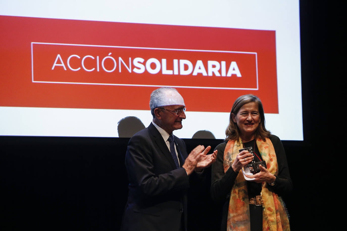 Entrega de galardones al compromiso social de distintas asociaciones malagueñas en el Museo Picasso con Diario SUR y Fundación La Caixa