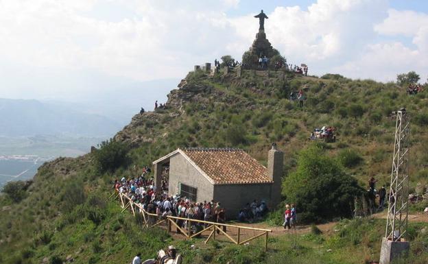 Refugio del Santo durante la romería del Santo