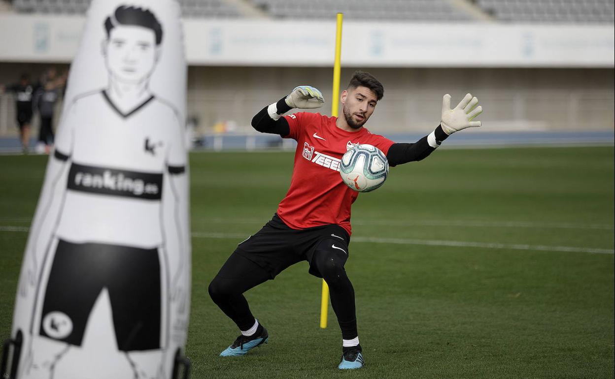Gonzalo, en un entrenamiento reciente.