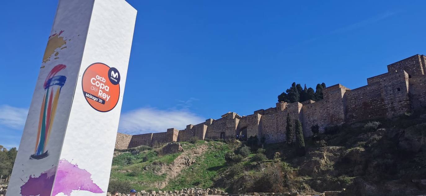 Fotos: Últimos preparativos para la Copa del Rey de baloncesto en Málaga