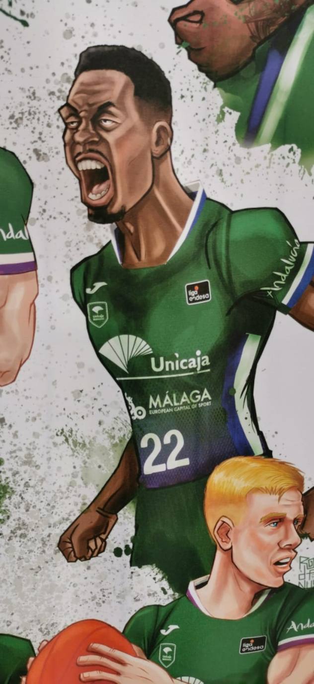 Fotos: Exposición de carteles y caricaturas de baloncesto de Jesús Roldán