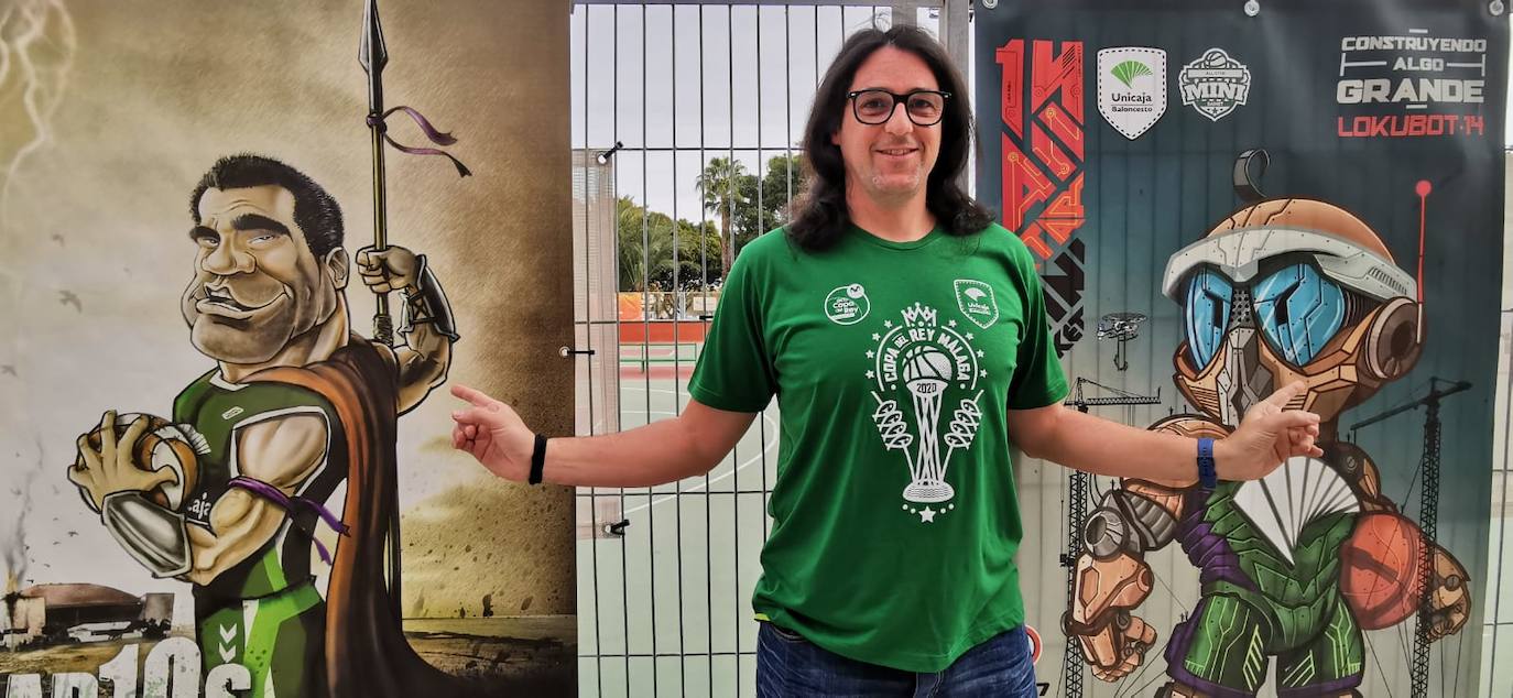 Fotos: Exposición de carteles y caricaturas de baloncesto de Jesús Roldán