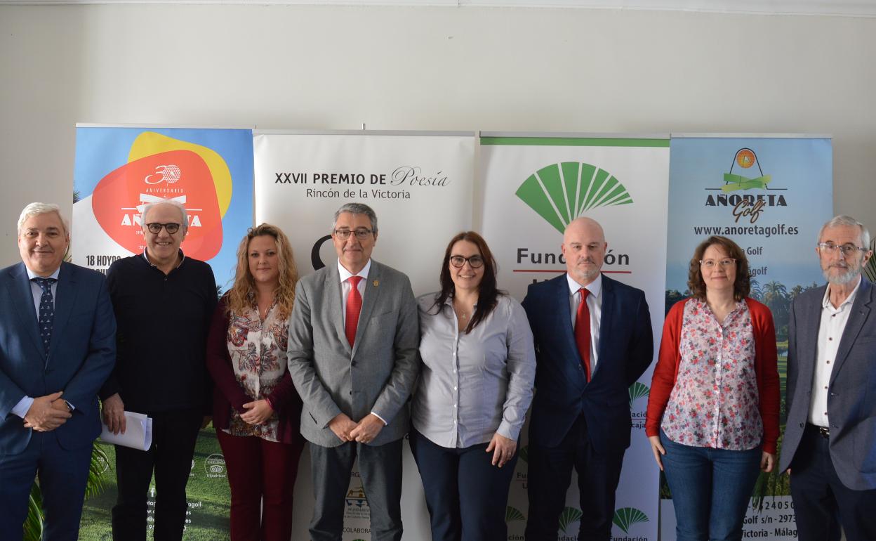 Acto de entrega del galardón, este viernes en Rincón de la Victoria. 