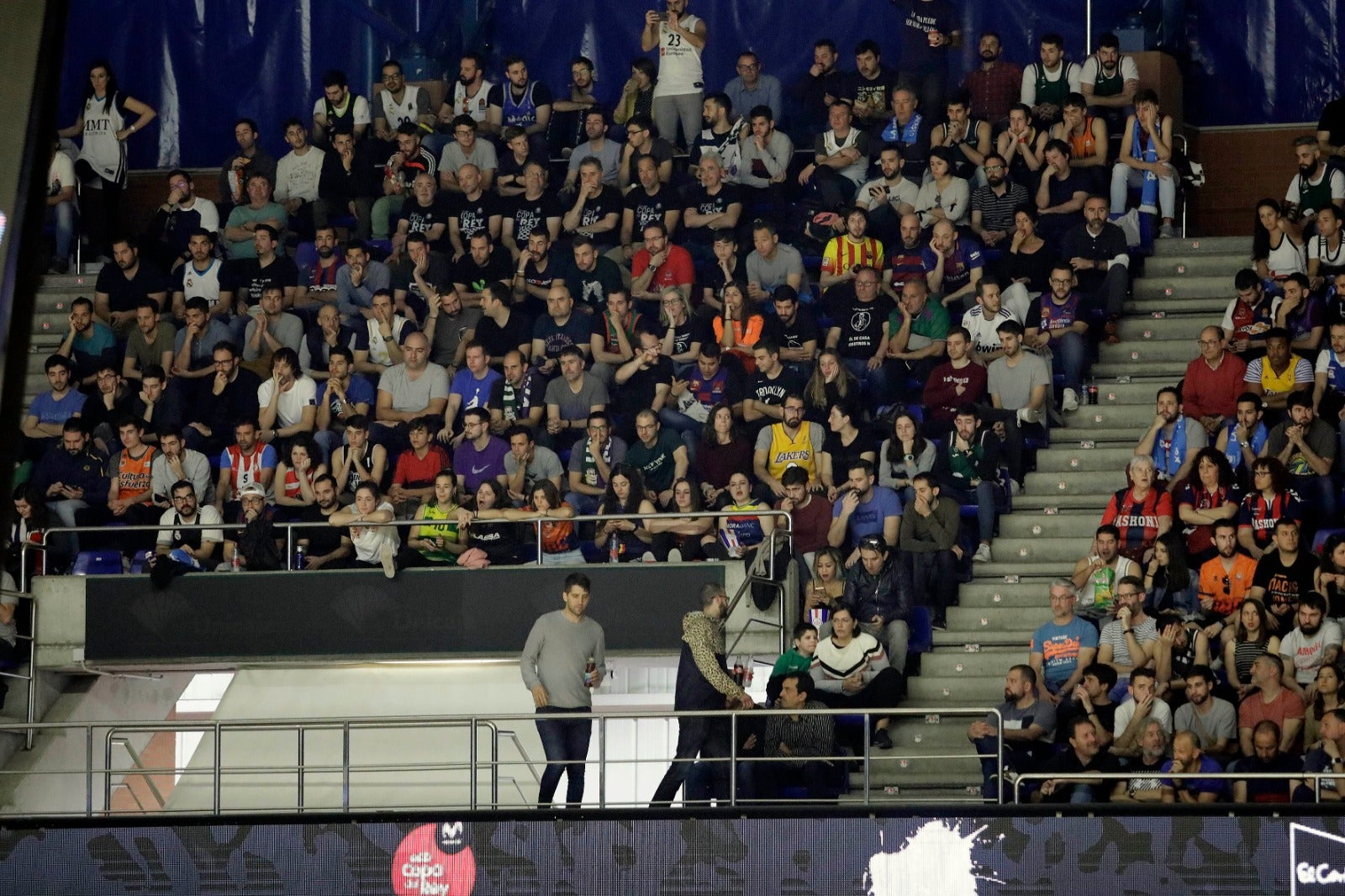 Llenazo en el Carpena para ver el Real Madrid-Valencia y el Unicaja-Andorra