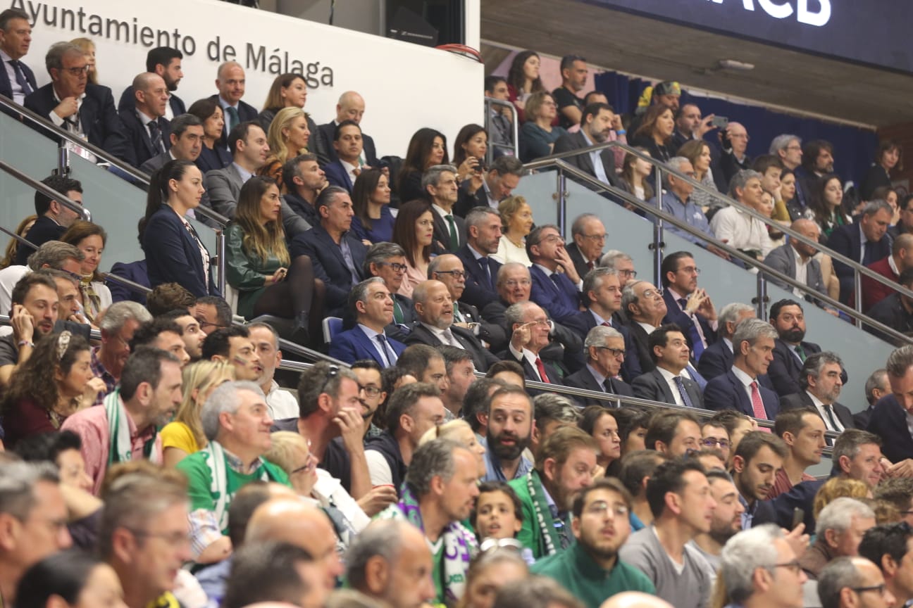 Gradas llenas en el Martín Carpena para ver el Unicaja-Real Madrid