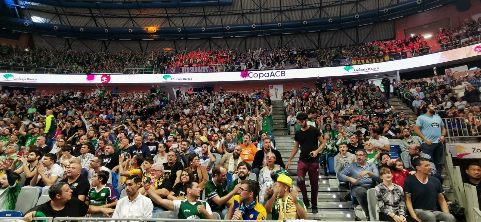 Gradas llenas en el Martín Carpena para ver el Unicaja-Real Madrid