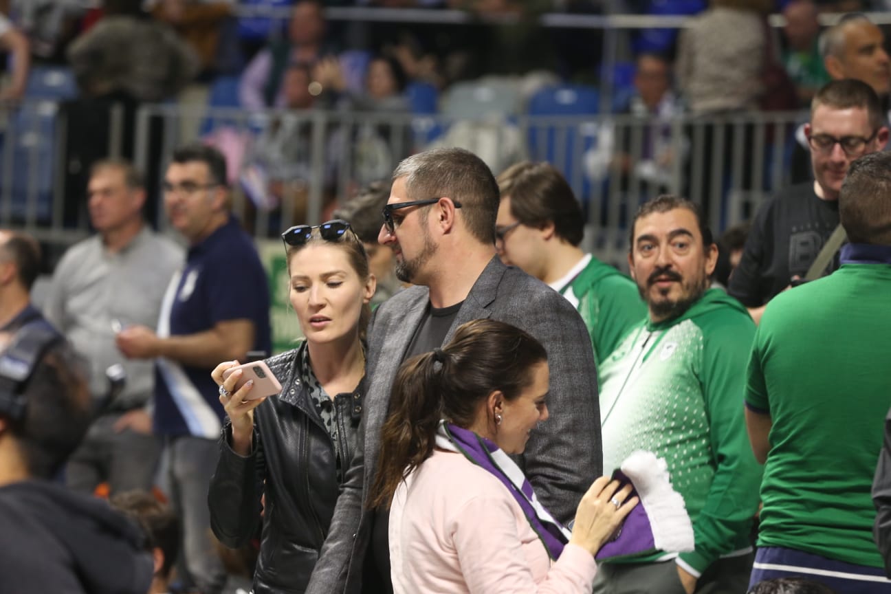 Gradas llenas en el Martín Carpena para ver el Unicaja-Real Madrid