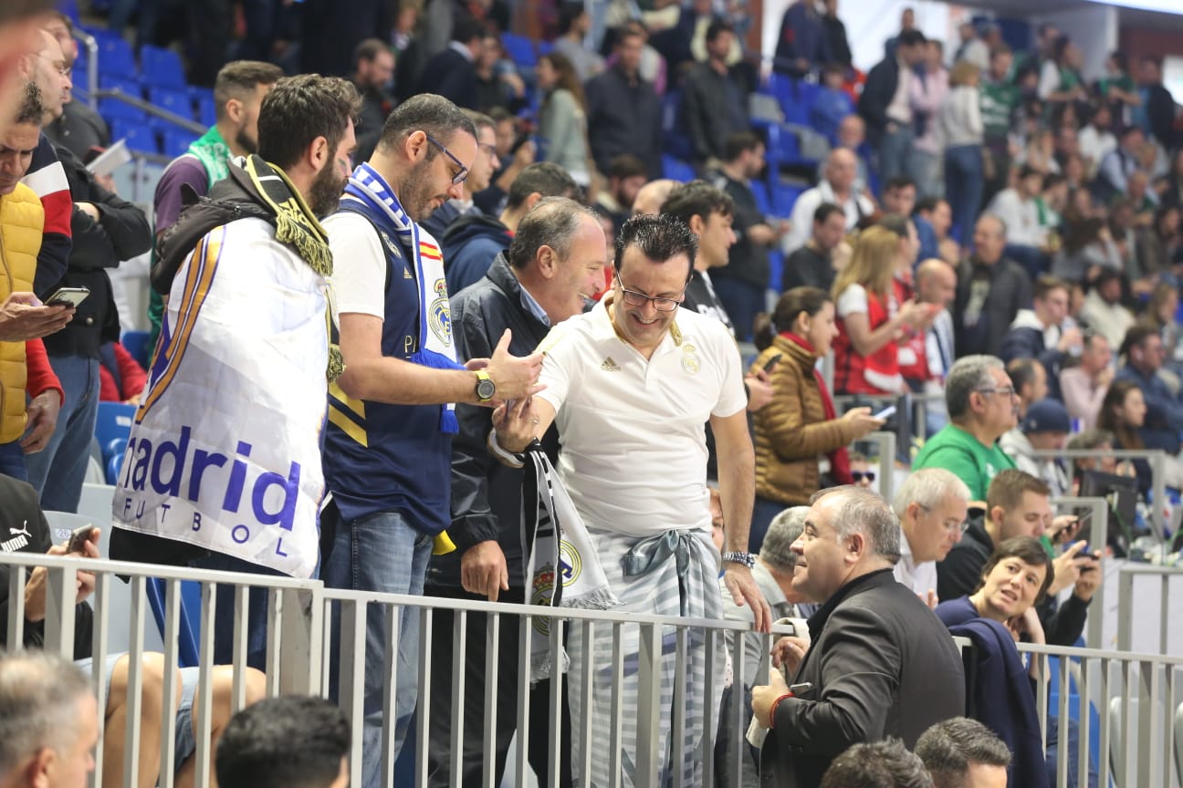 Gradas llenas en el Martín Carpena para ver el Unicaja-Real Madrid