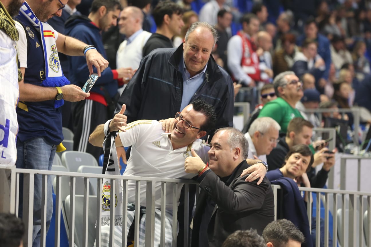 Gradas llenas en el Martín Carpena para ver el Unicaja-Real Madrid