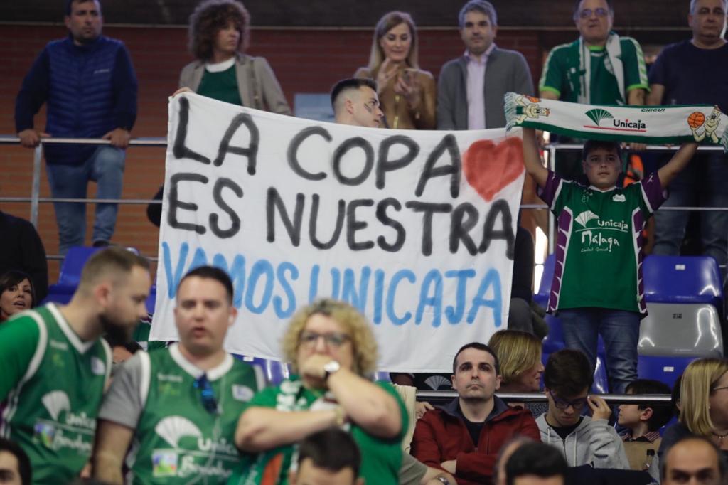 Gradas llenas en el Martín Carpena para ver el Unicaja-Real Madrid