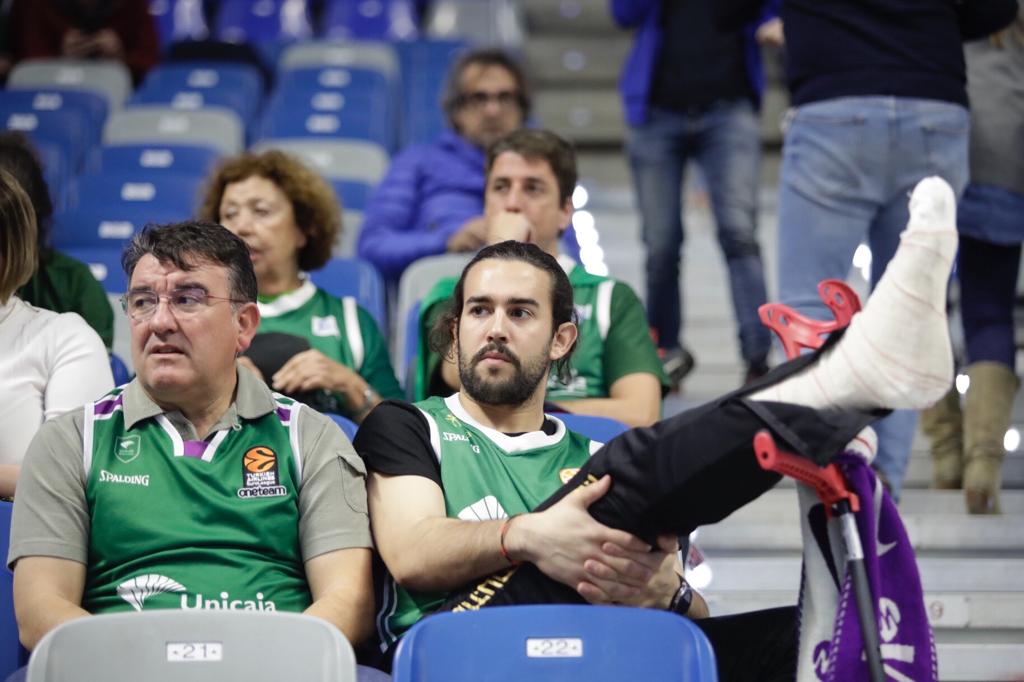 Gradas llenas en el Martín Carpena para ver el Unicaja-Real Madrid