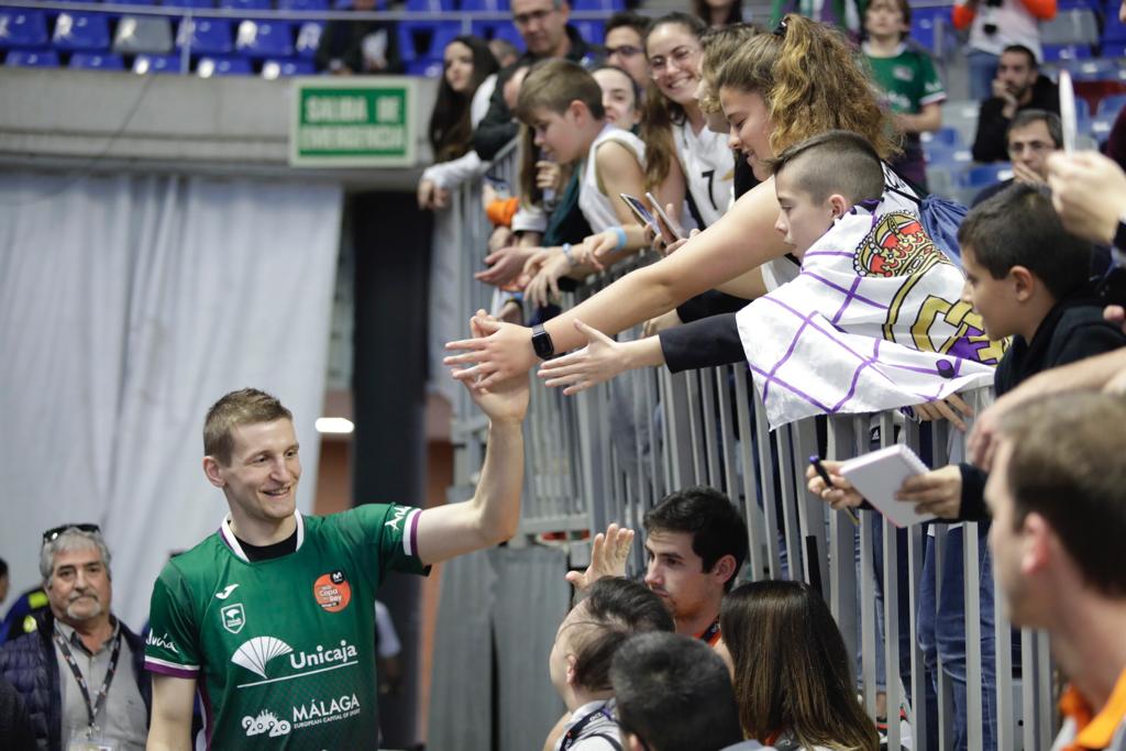 Gradas llenas en el Martín Carpena para ver el Unicaja-Real Madrid