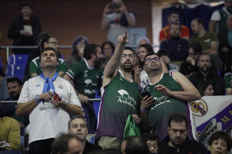 Gradas llenas en el Martín Carpena para ver el Unicaja-Real Madrid