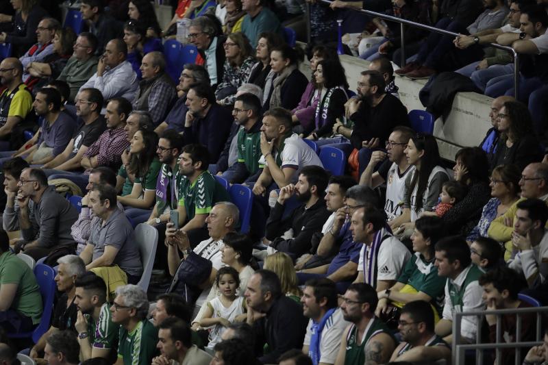 Gradas llenas en el Martín Carpena para ver el Unicaja-Real Madrid