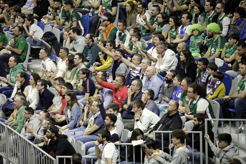 Gradas llenas en el Martín Carpena para ver el Unicaja-Real Madrid