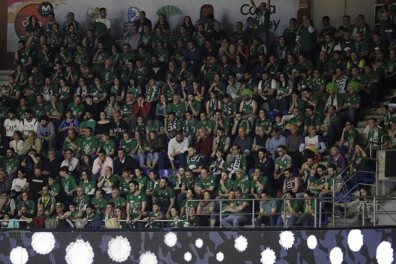 Gradas llenas en el Martín Carpena para ver el Unicaja-Real Madrid